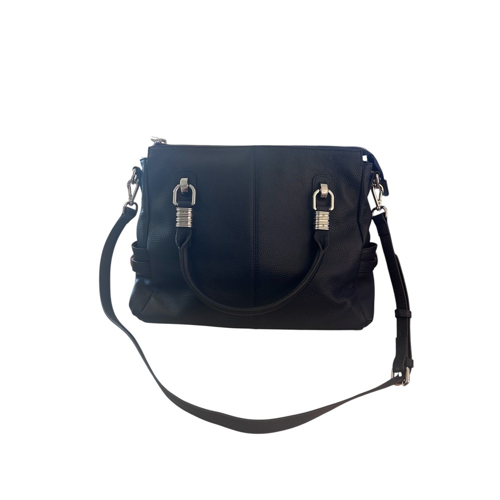 S-ZONE Women Genuine Leather Handbag Shoulder Purse Satchel Tote Crossbody Bag